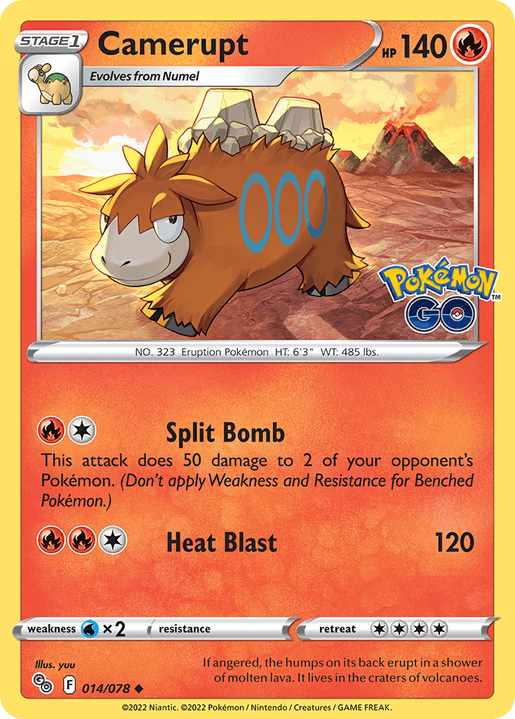 Camerupt: Pokémon GO