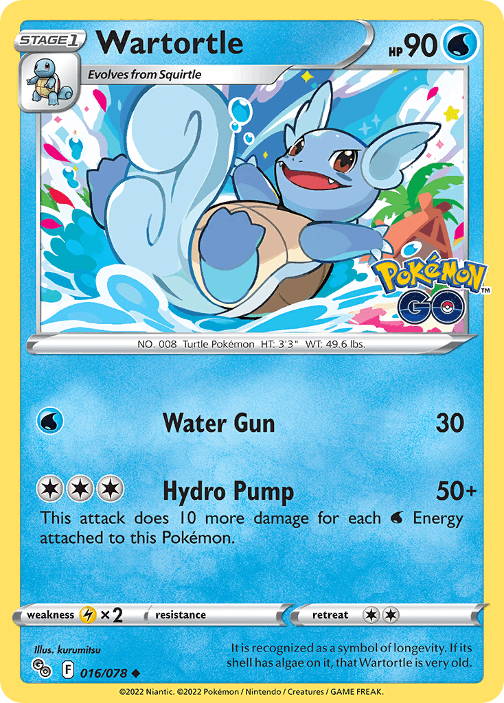 Wartortle: Pokémon GO