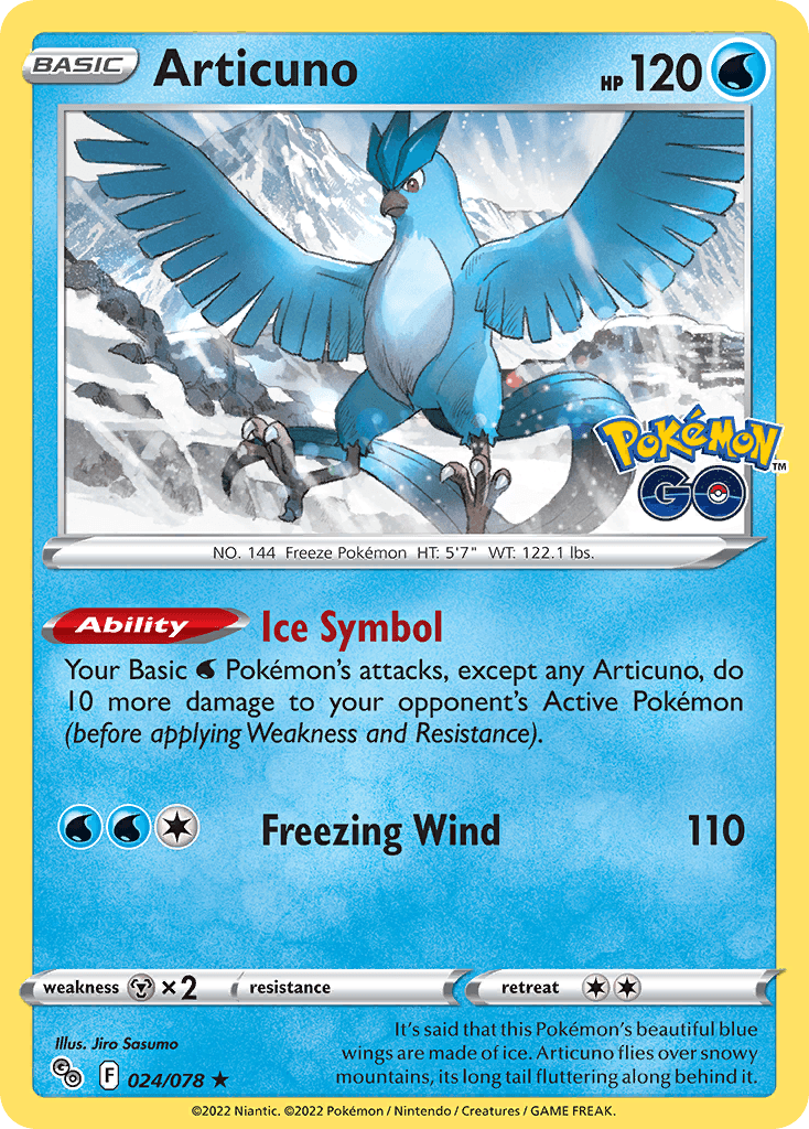 Articuno: Pokémon GO