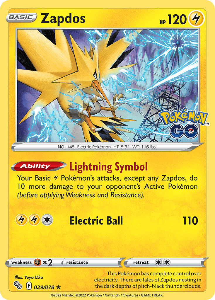 Zapdos: Pokémon GO