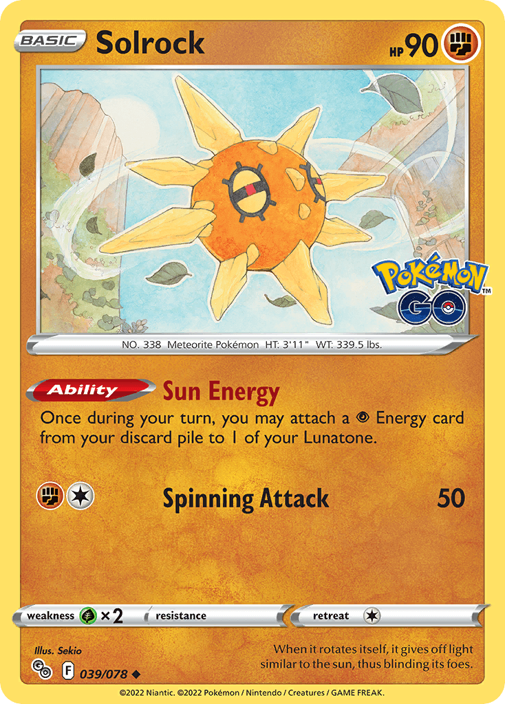 Solrock: Pokémon GO