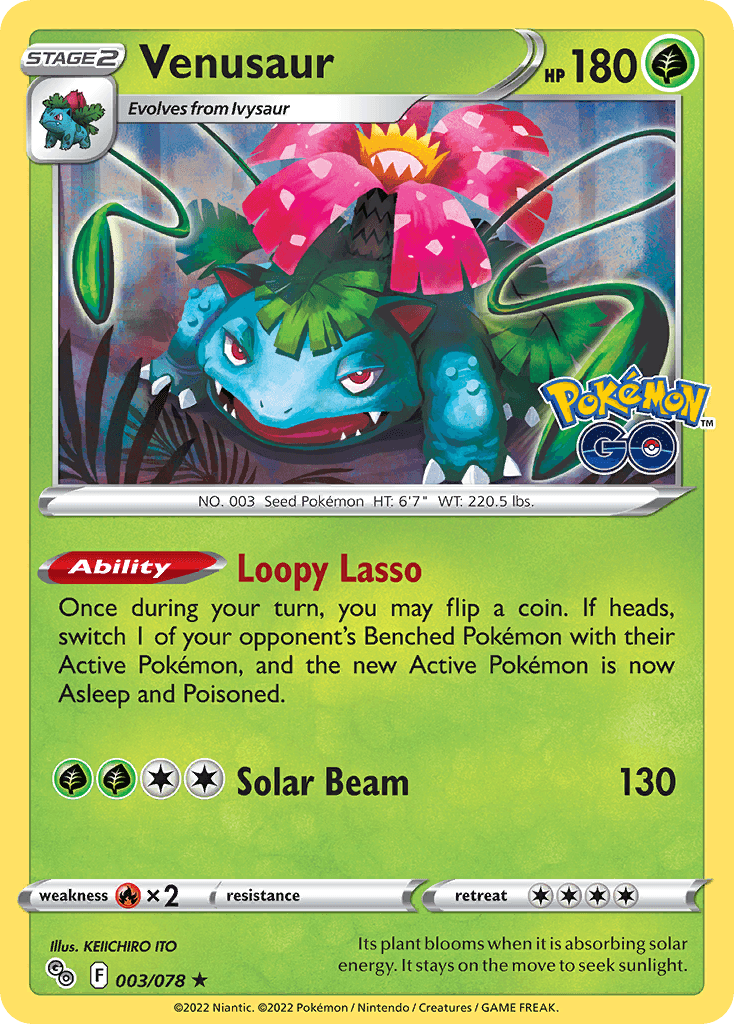 Venusaur: Pokémon GO