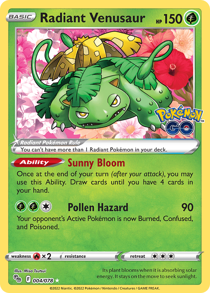 Radiant Venusaur: Pokémon GO