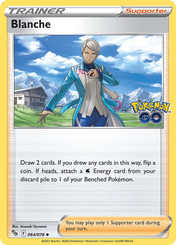 Blanche: Pokémon GO