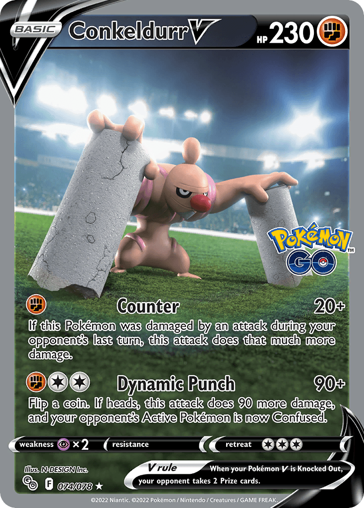 Conkeldurr V: Pokémon GO