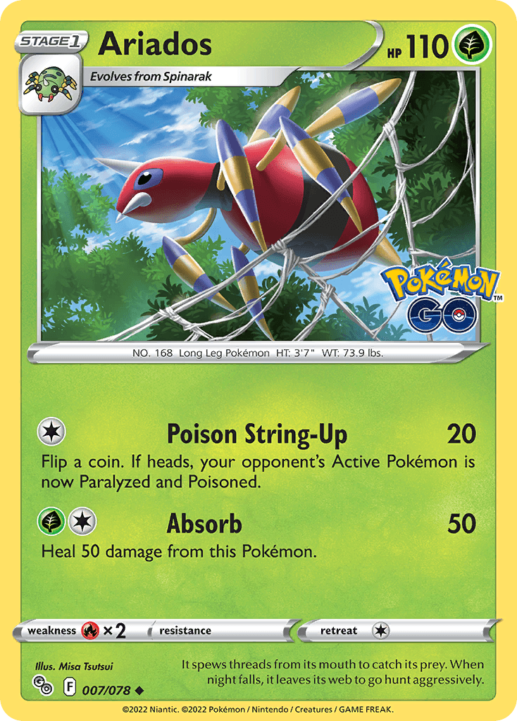 Ariados: Pokémon GO