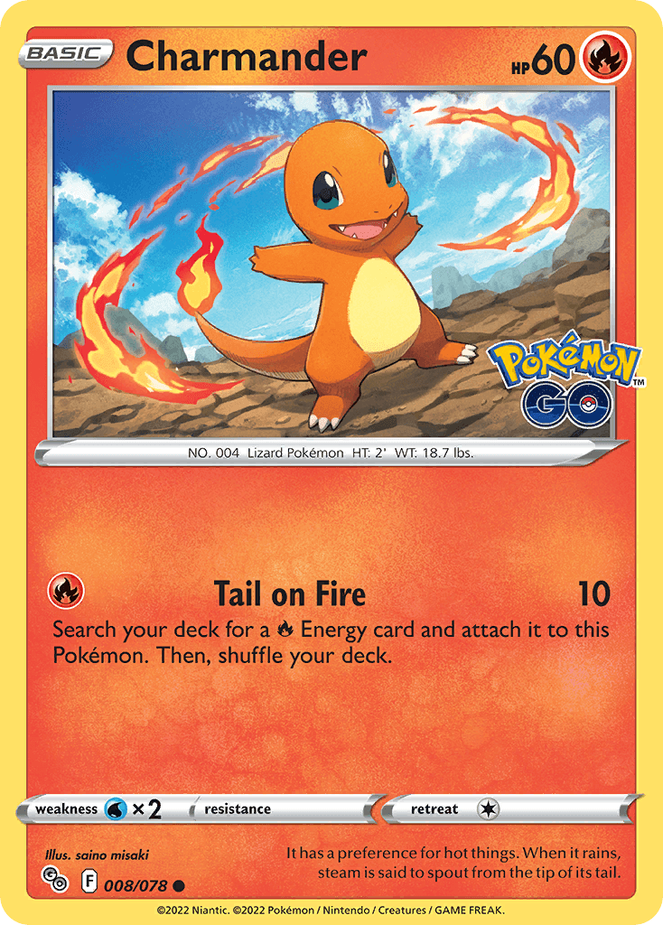 Charmander: Pokémon GO