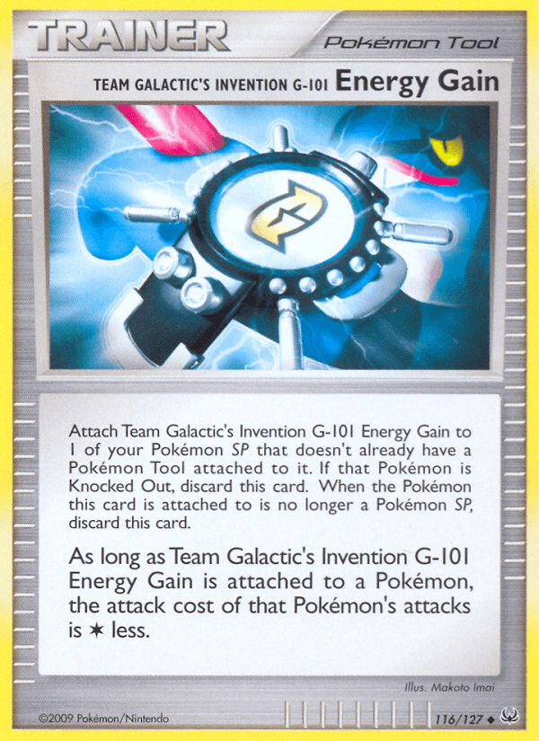Team Galactic's Invention G-101 Energy Gain: Platinum