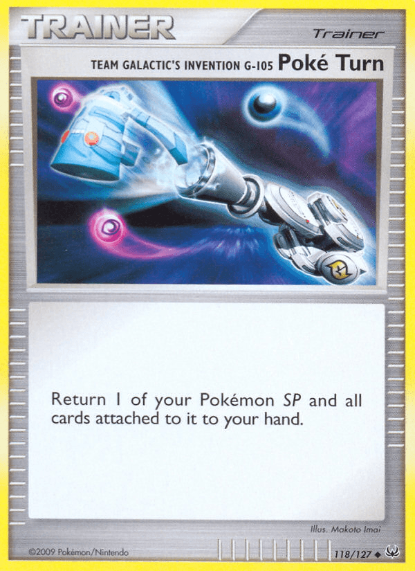Team Galactic's Invention G-105 Poké Turn: Platinum