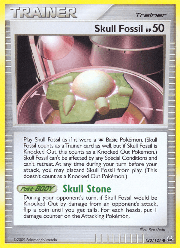 Skull Fossil: Platinum