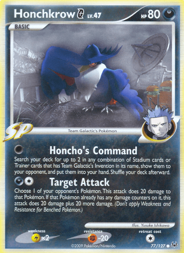 Honchkrow G: Platinum