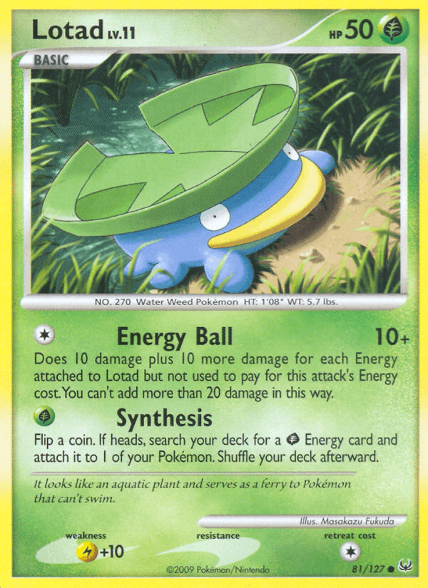 Lotad: Platinum