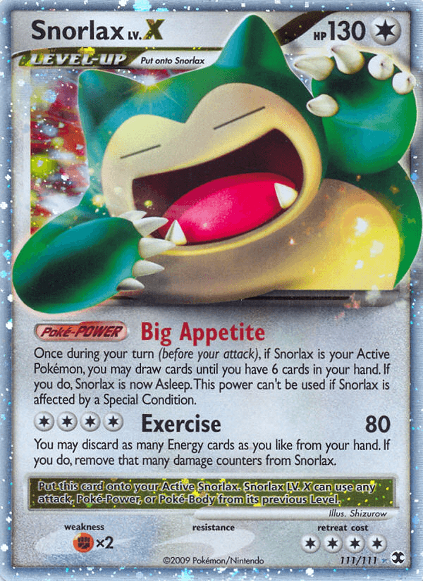 Snorlax LV.X: Rising Rivals