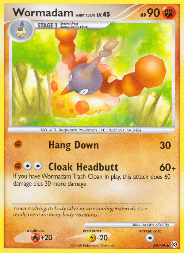 Wormadam Sandy Cloak: Arceus