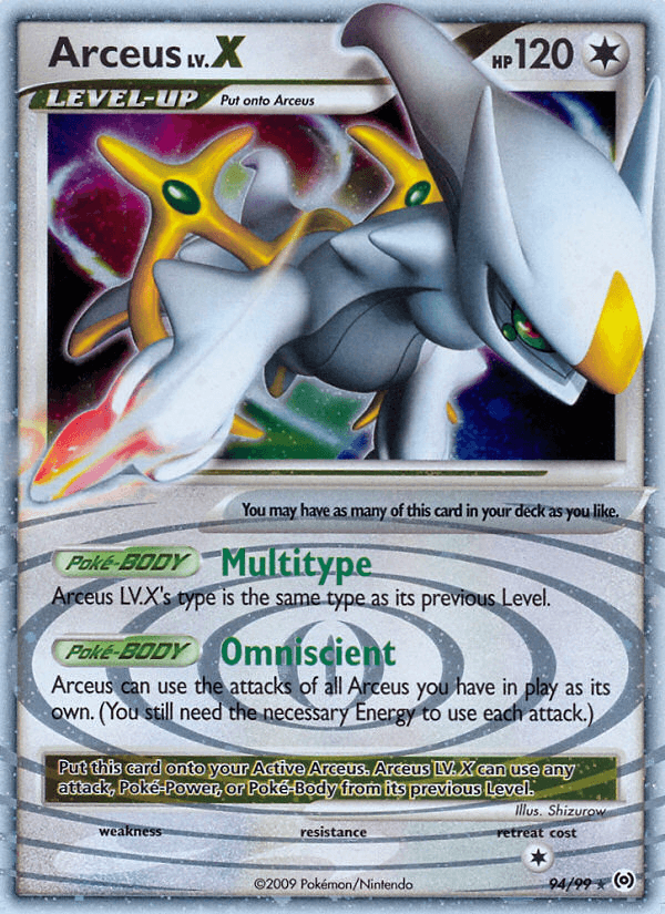 Arceus LV.X: Arceus