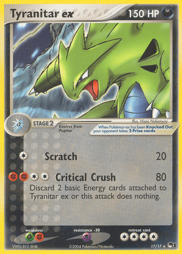 Tyranitar ex: POP Series 1