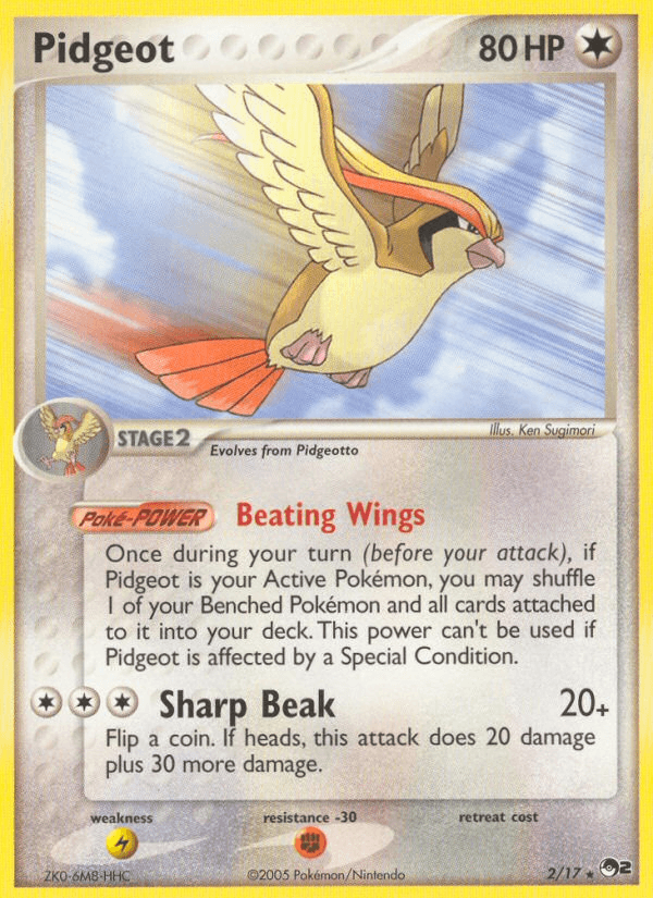 Pidgeot: POP Series 2