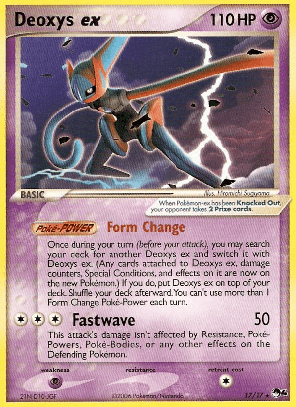 Deoxys ex: POP Series 4