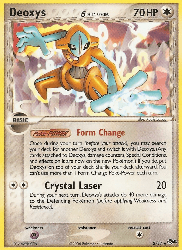 Deoxys δ: POP Series 4