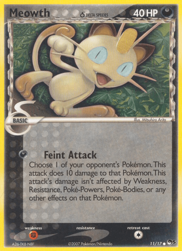 Meowth δ: POP Series 5