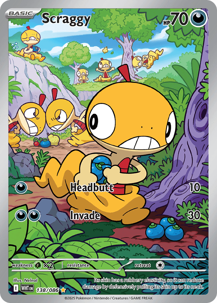 Scraggy: White Flare