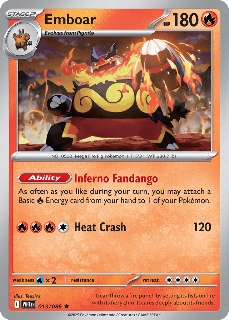 Emboar: White Flare