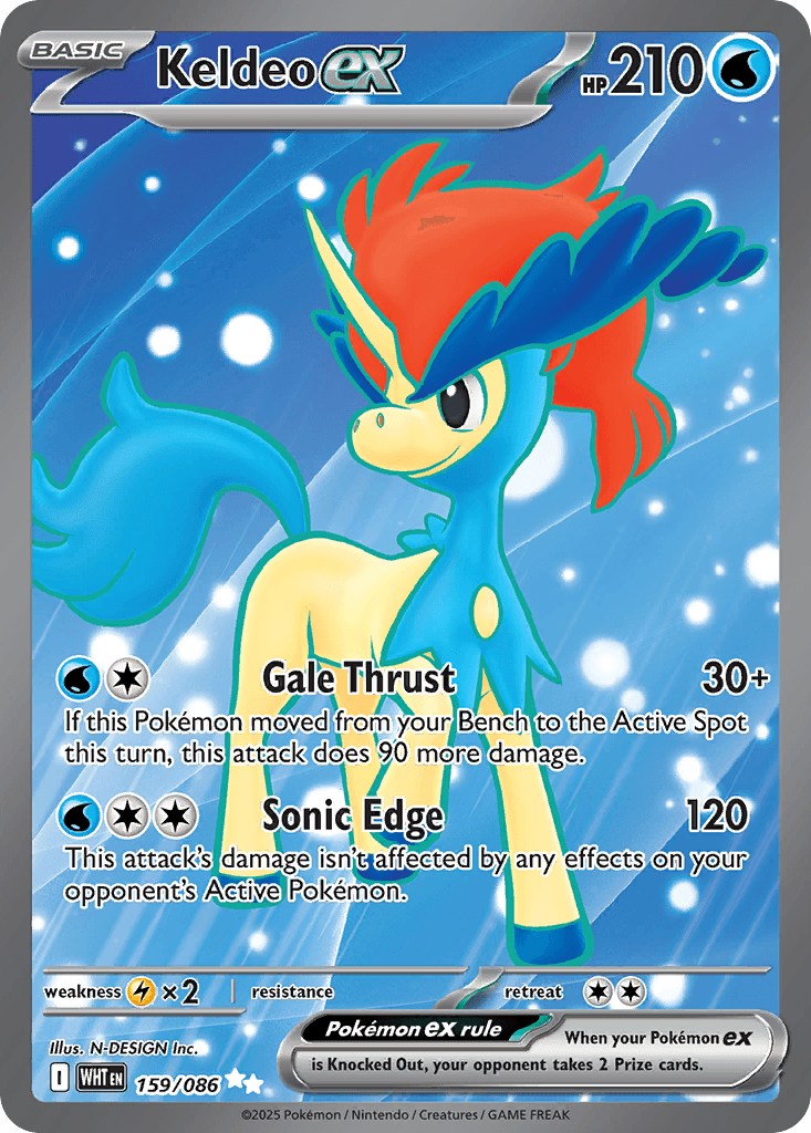 Keldeo ex: White Flare