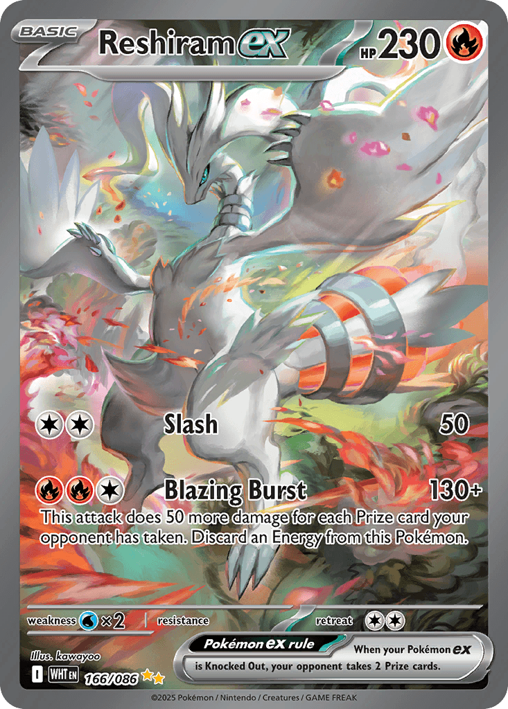 Reshiram ex: White Flare