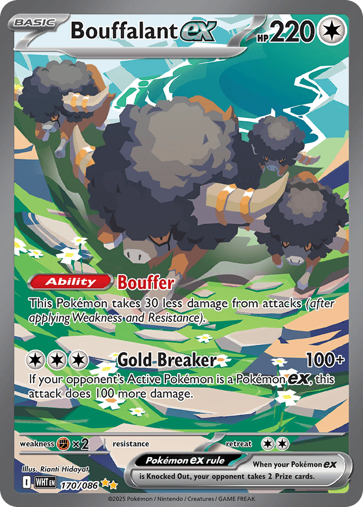 Bouffalant ex: White Flare