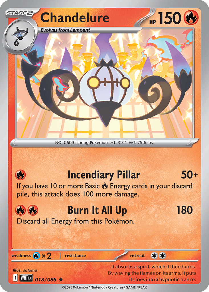 Chandelure: White Flare