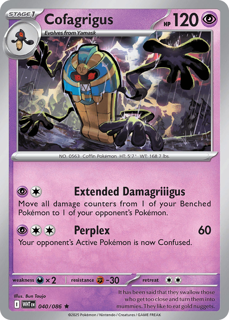 Cofagrigus: White Flare