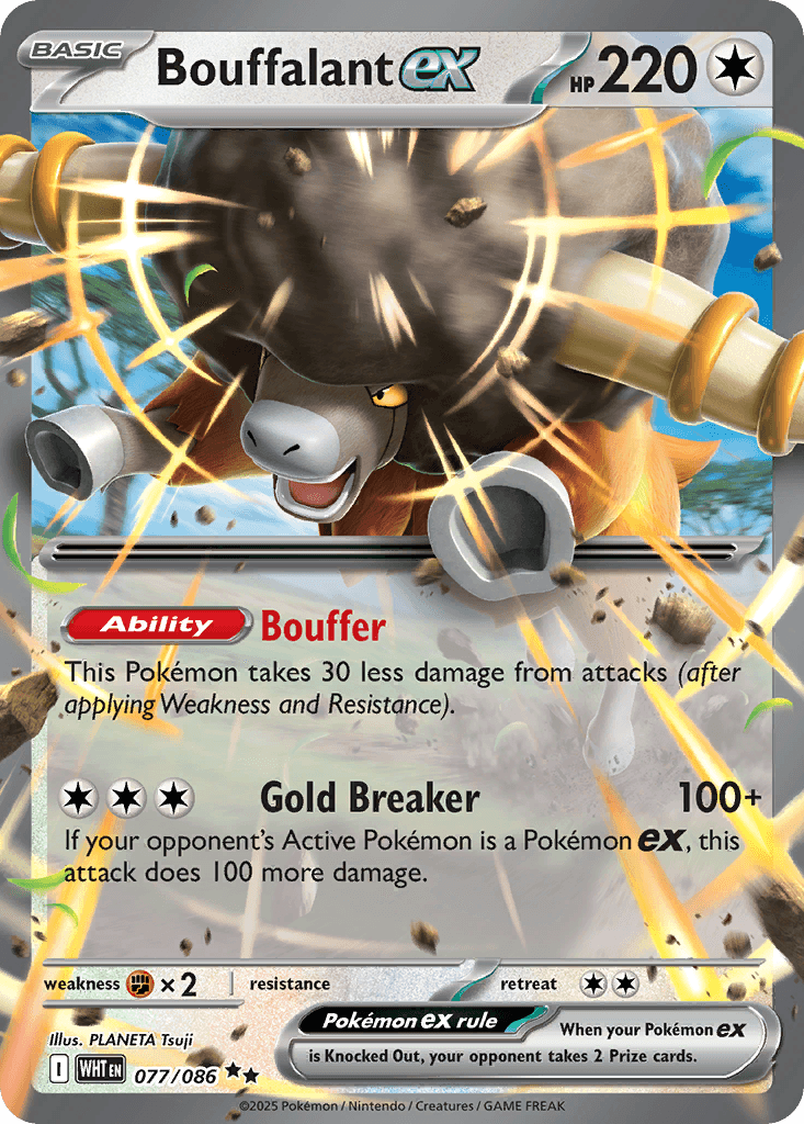 Bouffalant ex: White Flare
