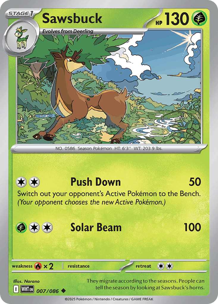 Sawsbuck: White Flare