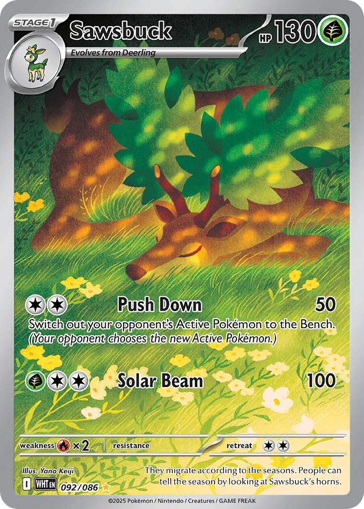 Sawsbuck: White Flare