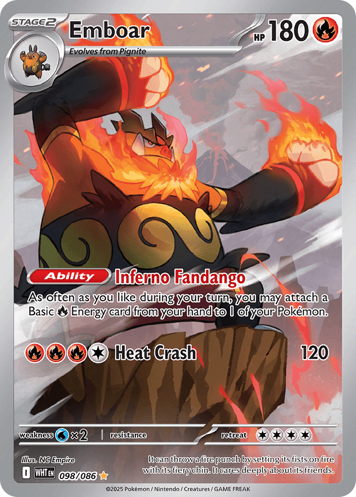 Emboar: White Flare