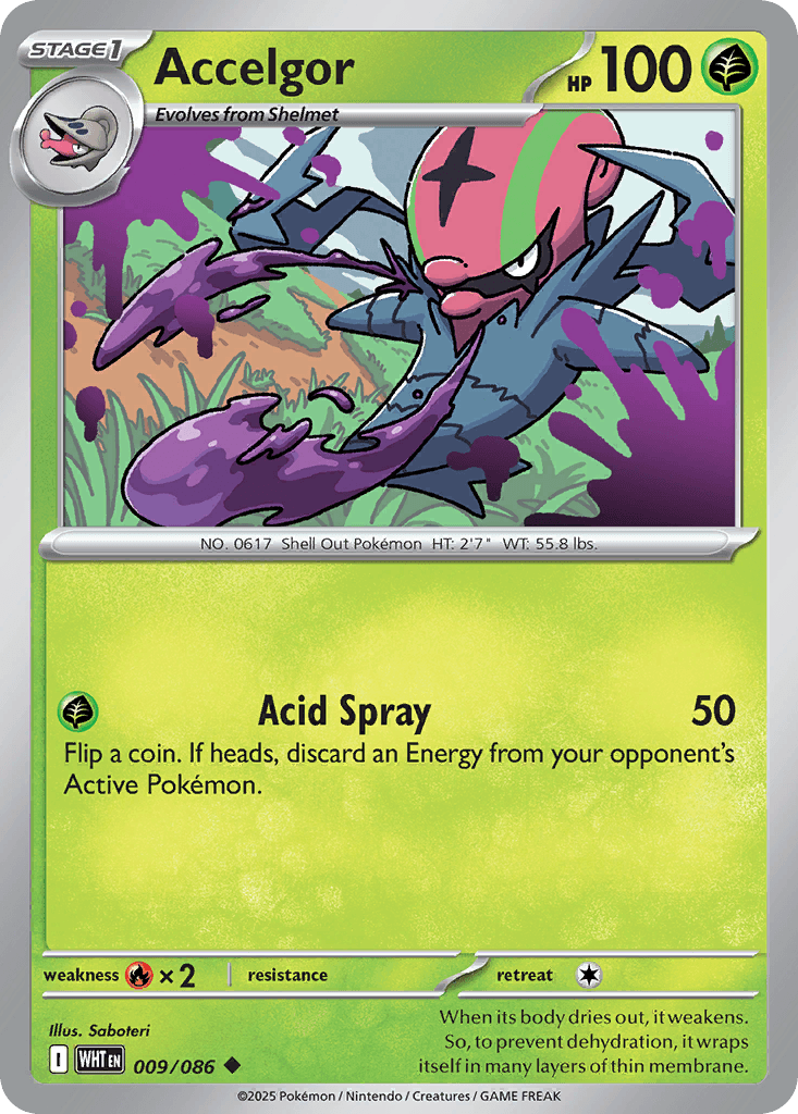 Accelgor: White Flare