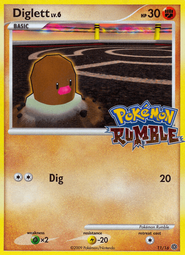 Diglett: Pokémon Rumble