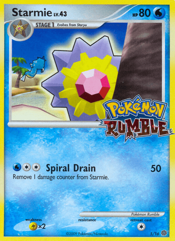 Starmie: Pokémon Rumble