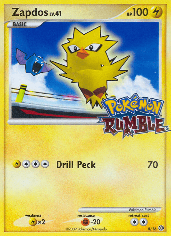 Zapdos: Pokémon Rumble
