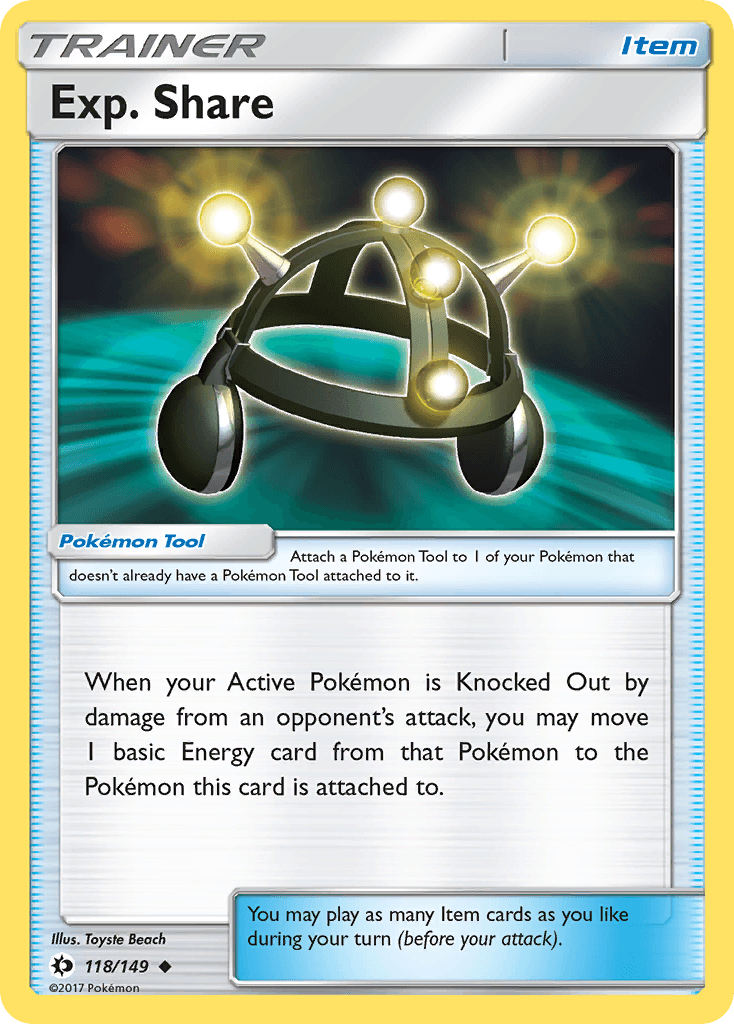 Exp. Share: Sun & Moon