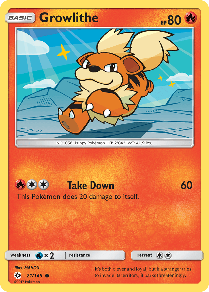 Growlithe: Sun & Moon