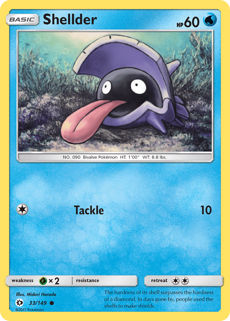 Shellder: Sun & Moon