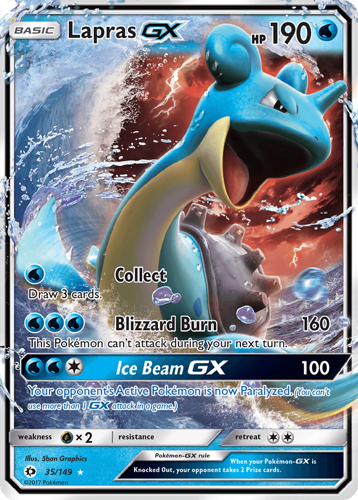 Lapras-GX: Sun & Moon