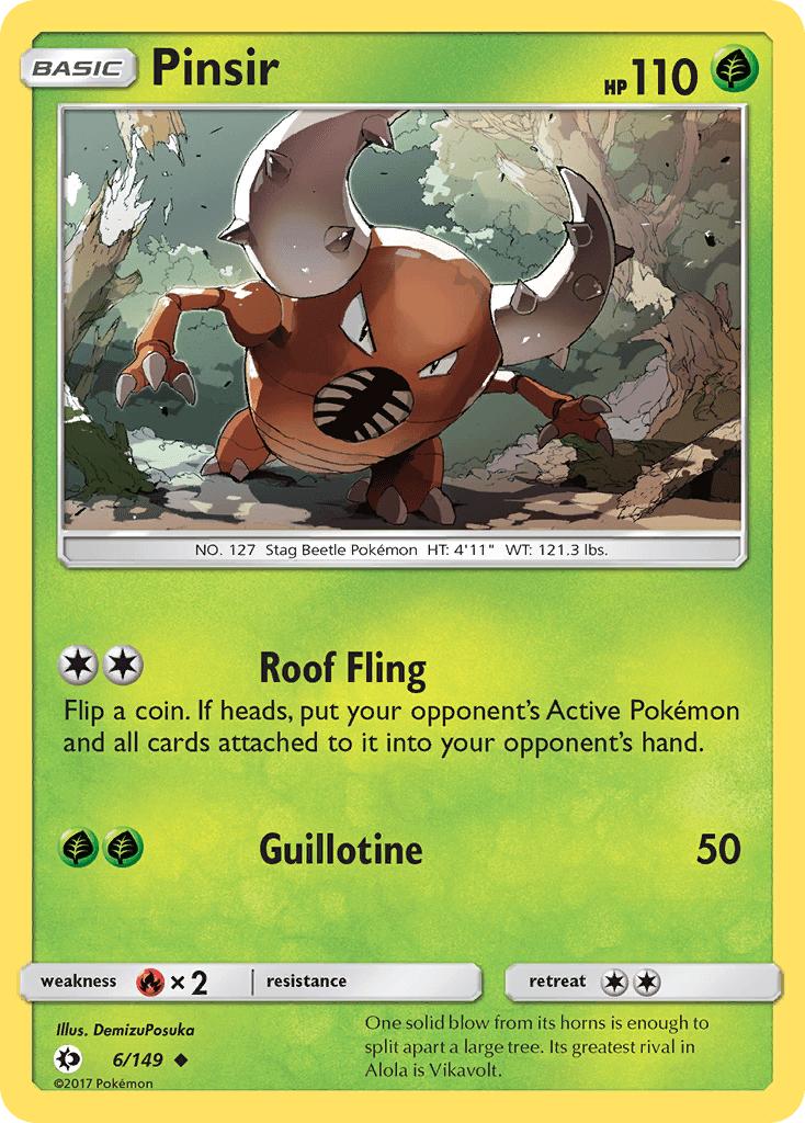 Pinsir: Sun & Moon
