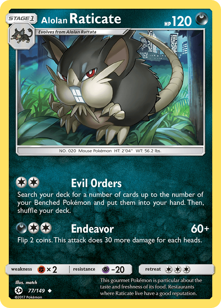 Alolan Raticate: Sun & Moon