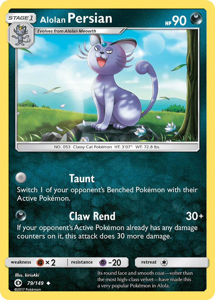 Alolan Persian: Sun & Moon