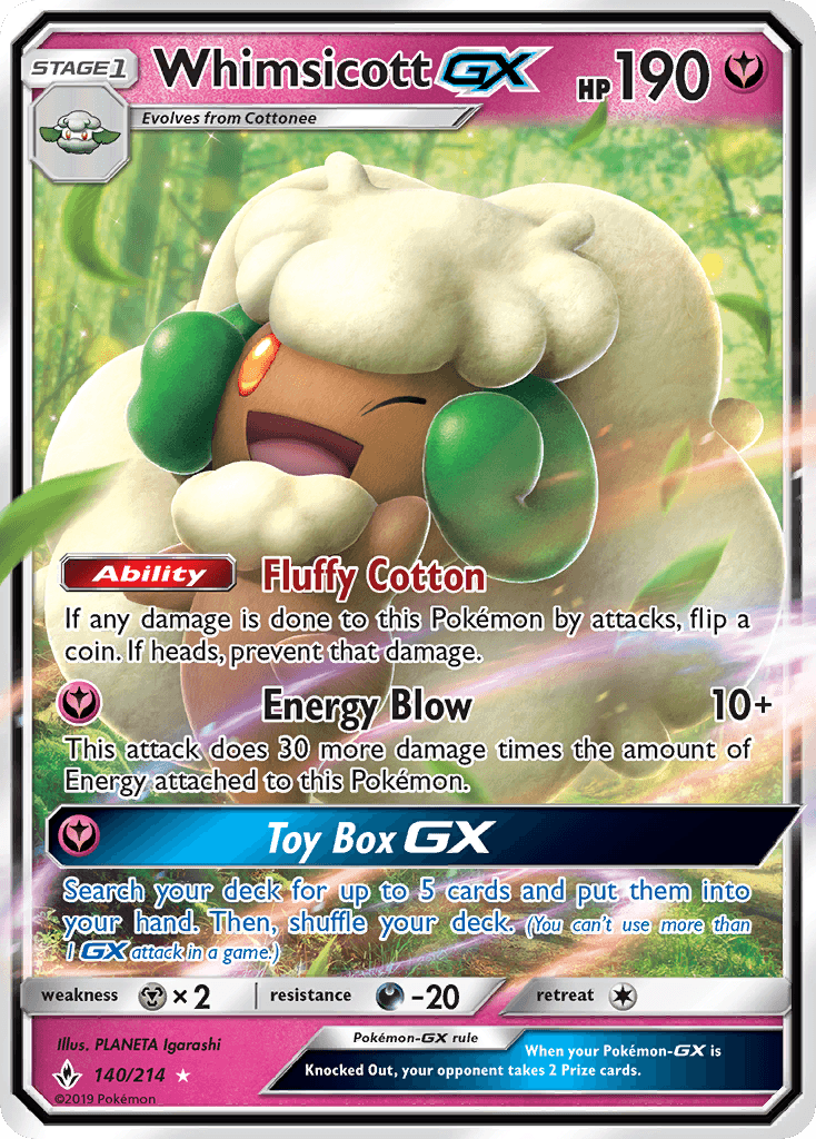 Whimsicott-GX: Unbroken Bonds