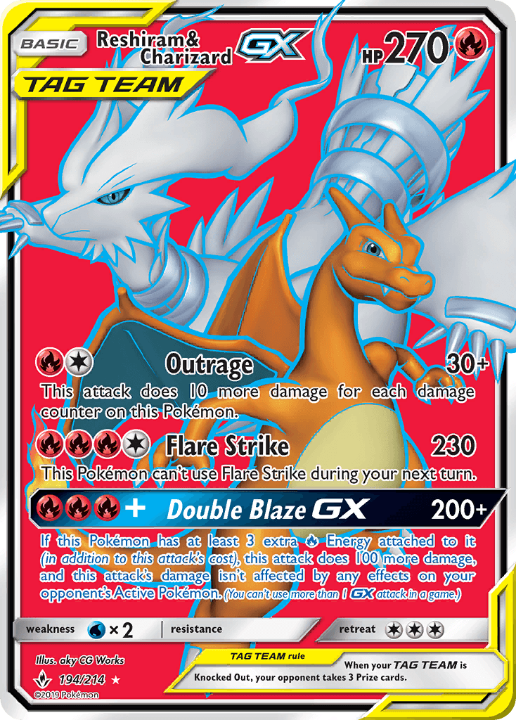 Reshiram & Charizard-GX: Unbroken Bonds