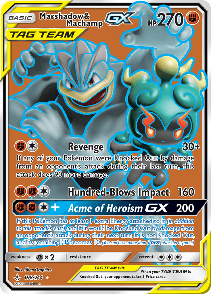 Marshadow & Machamp-GX: Unbroken Bonds