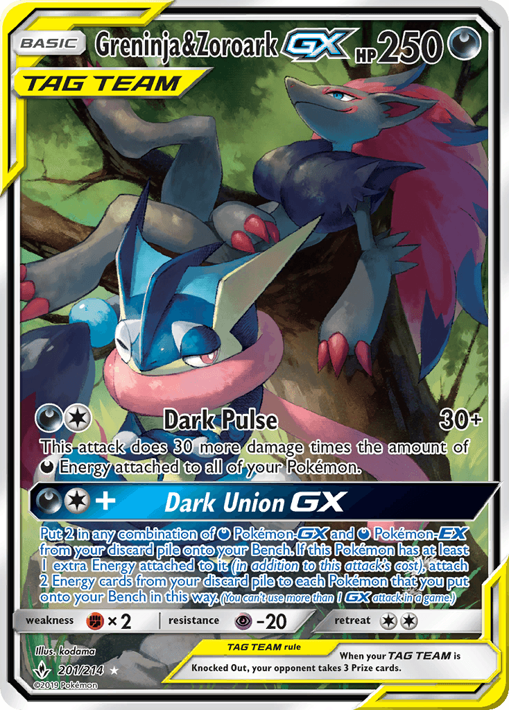 Greninja & Zoroark-GX: Unbroken Bonds